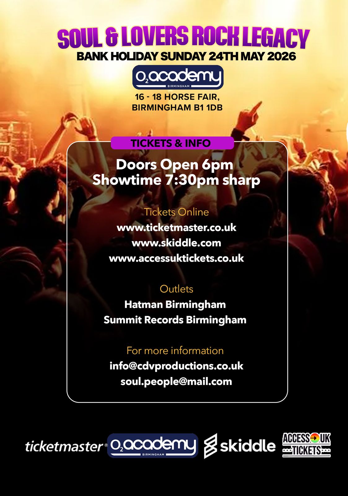 Soul and lovers rock legacy